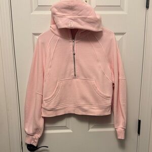 Lululemon Athletica Blush Pink Cropped Hoodie